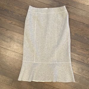 NWOT 1.State Gray Trumpet Skirt, Size Small
